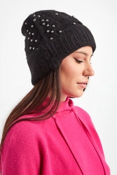 Czapka zimowa z perełkami LIU JO