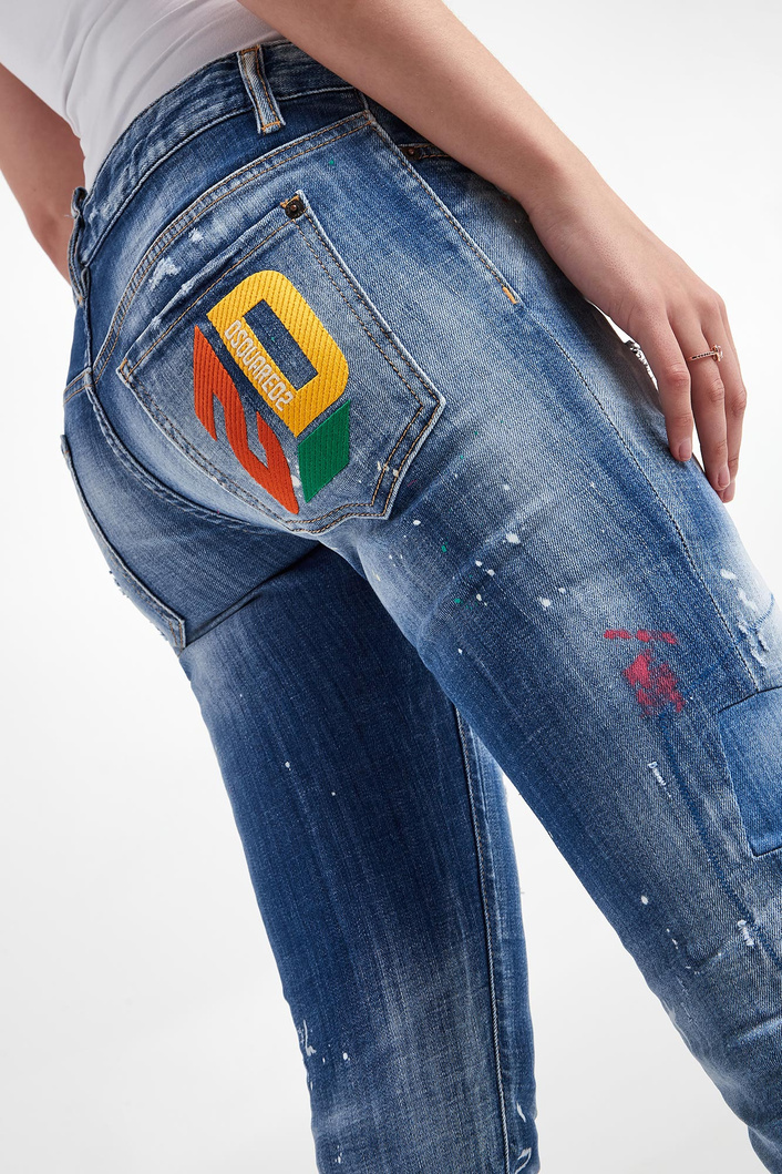 Jeansy damskie Jennifer Cropped Jean DSQUARED2