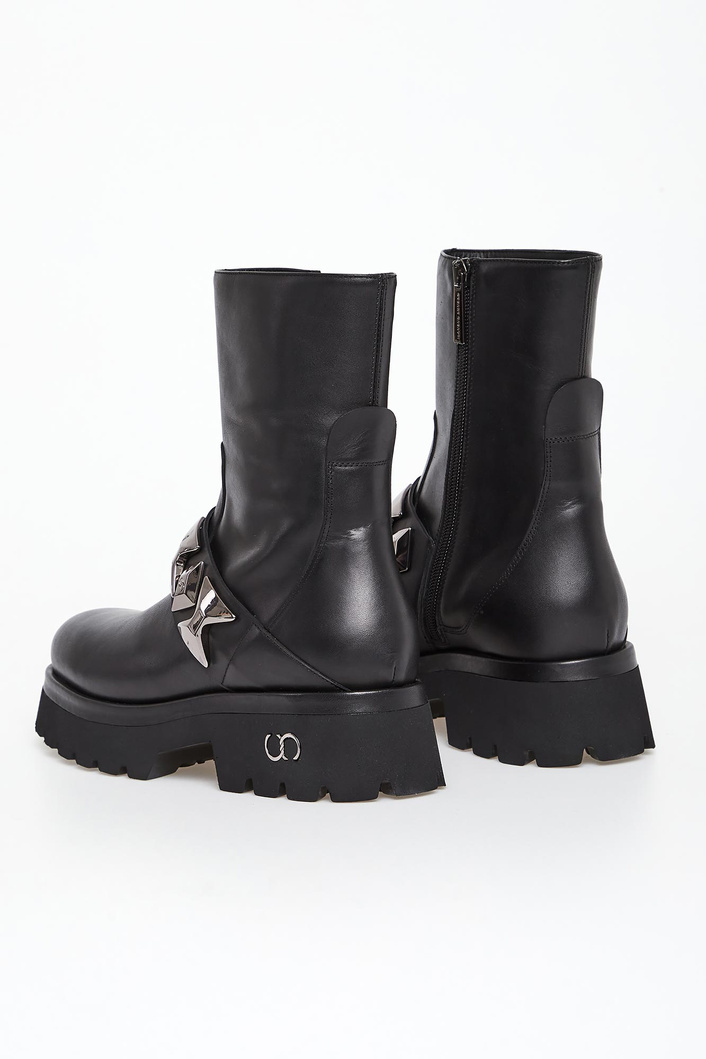 Botki damskie skórzane CESARE CASADEI