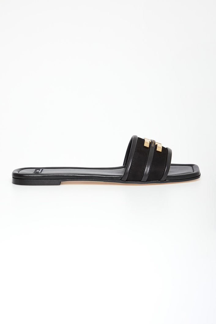 Klapki damskie skórzane ELISABETTA FRANCHI