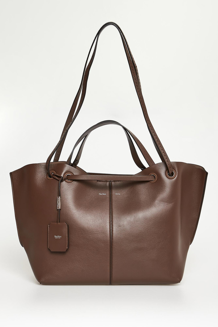 Torebka skórzana shopper Mixeddoubles MAX MARA ACCESSORI