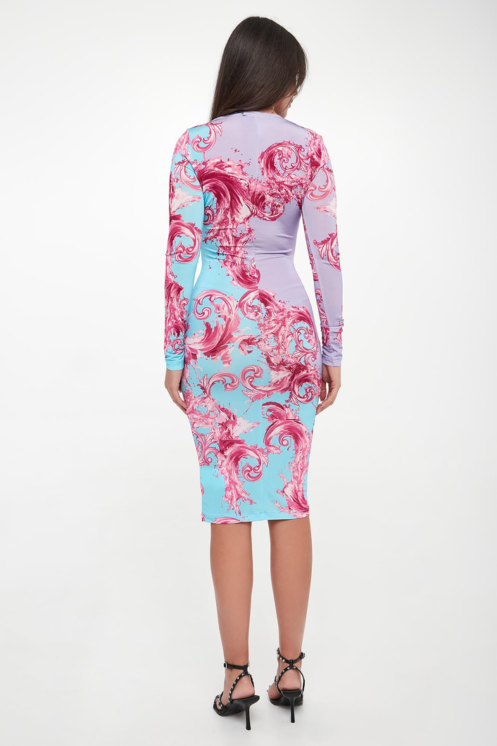 Sukienka we wzory VERSACE JEANS COUTURE