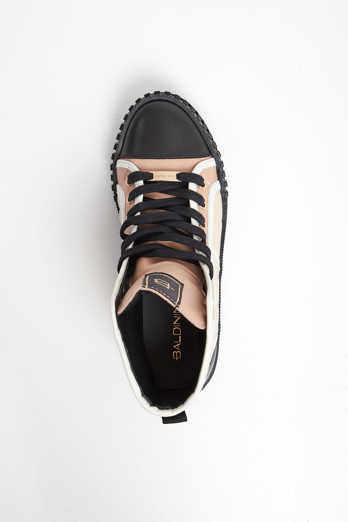 Sneakersy skórzane BALDININI