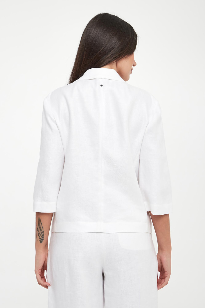 Żakiet lniany ARMANI EXCHANGE