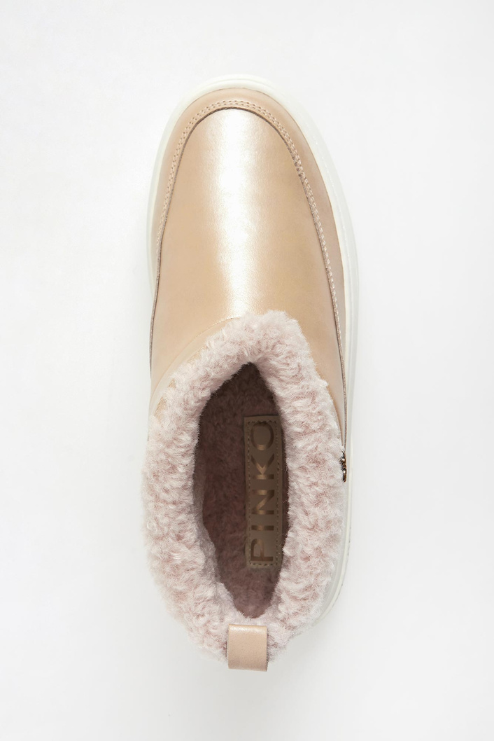 Śniegowce damskie skórzane Yoko 22 PINKO