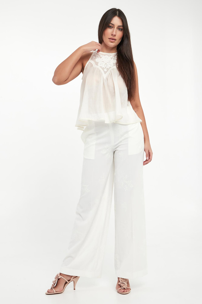 Top damski z haftem TWINSET