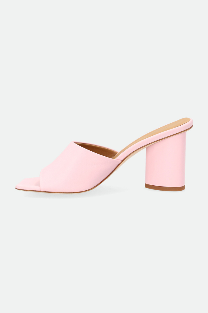 Klapki skórzane TWINSET