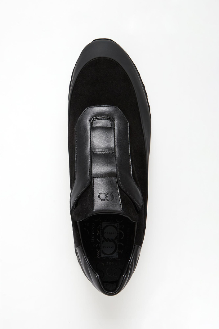 Sneakersy męskie skórzane CESARE CASADEI