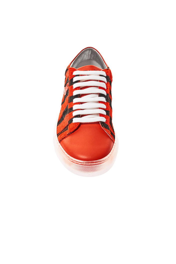 Sneakersy skórzane PATRIZIA PEPE