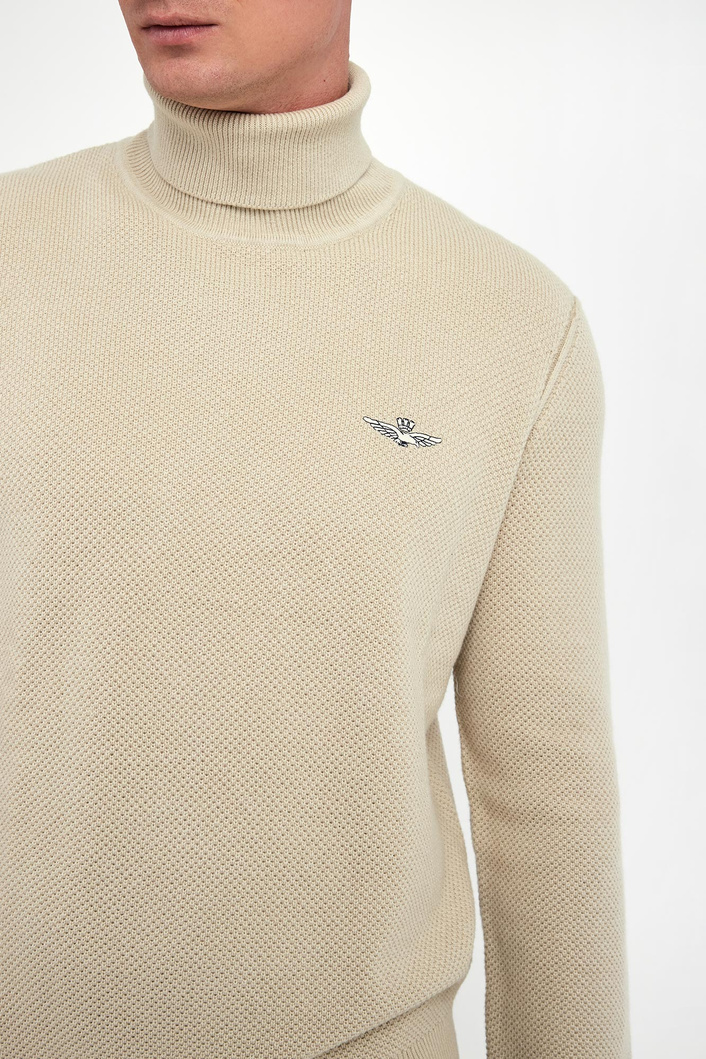 Golf męski wełniany AERONAUTICA MILITARE