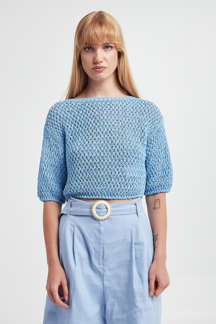 Sweter damski ażurowy Celebre MARELLA MONOCHROME