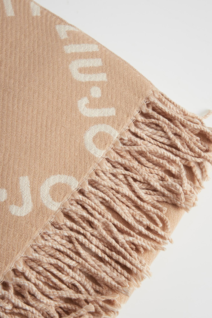 Szalik damski z logo LIU JO