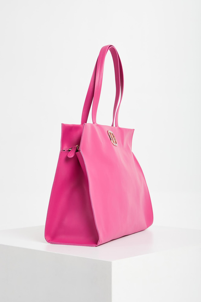 Torebka skórzana shopper TWINSET