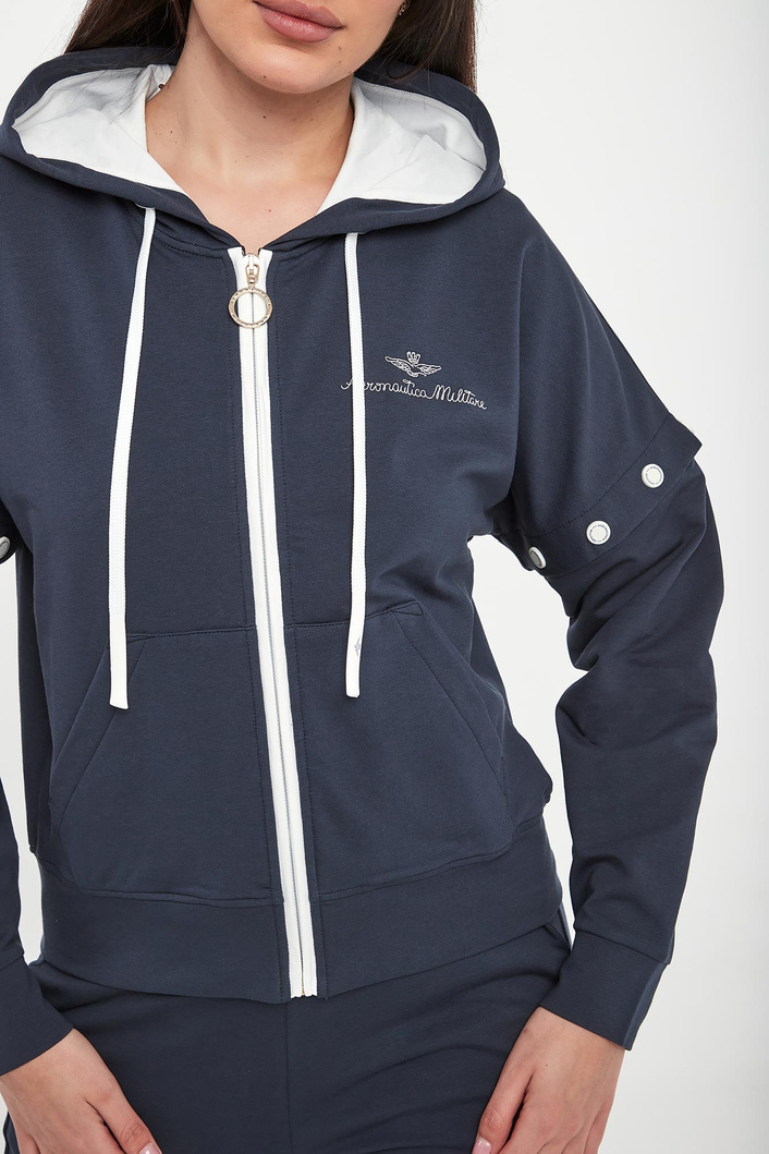 Bluza damska z odpinanymi rękawami AERONAUTICA MILITARE