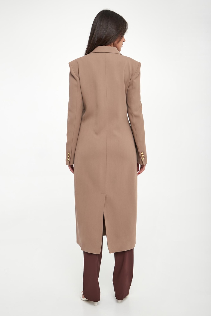 Płaszcz damski z gabardyny ELISABETTA FRANCHI