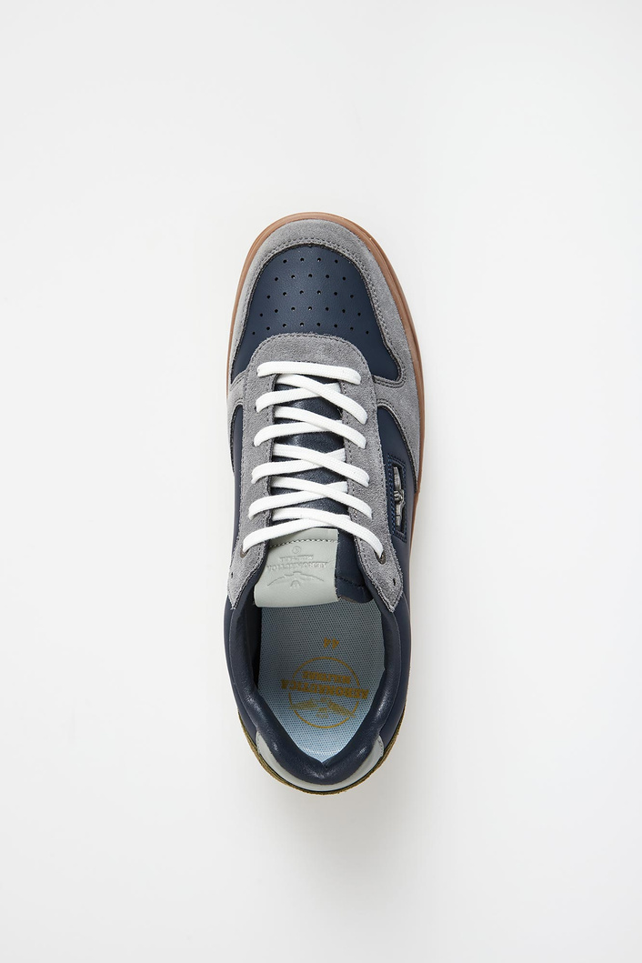 Sneakersy męskie zamszowe AERONAUTICA MILITARE
