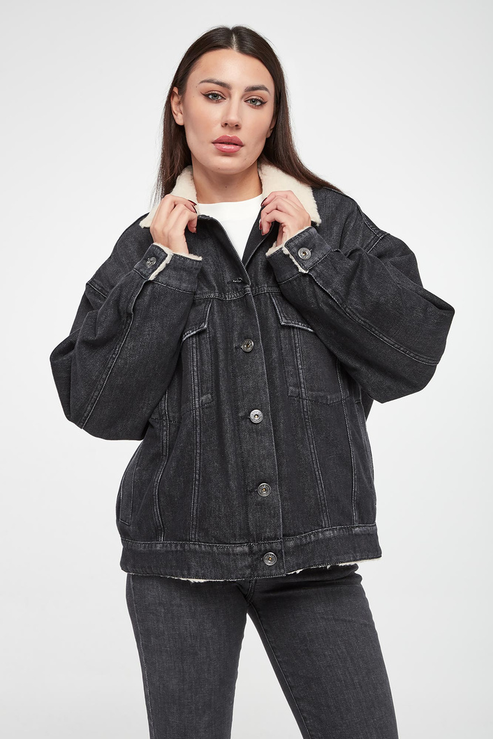 Kurtka damska z wełnianym futerkiem Libano WEEKEND MAX MARA