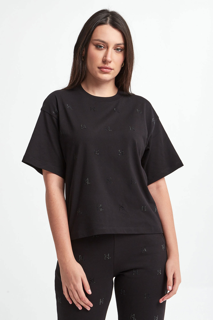 T-shirt damski KARL LAGERFELD