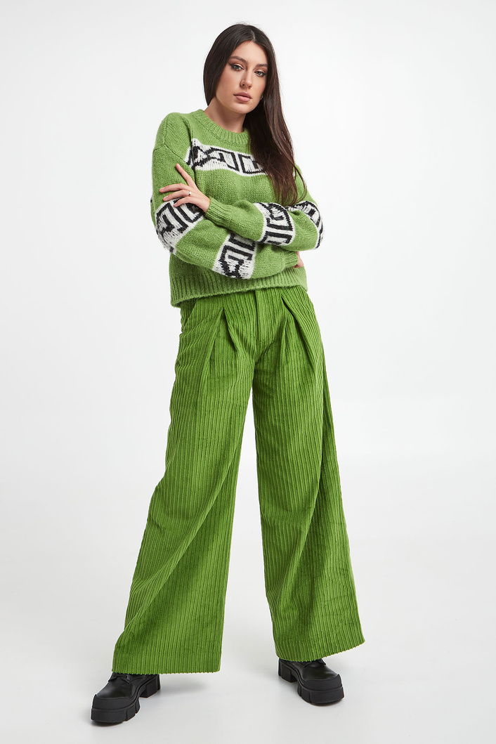 Sweter damski z wełną alpaki GESTUZ