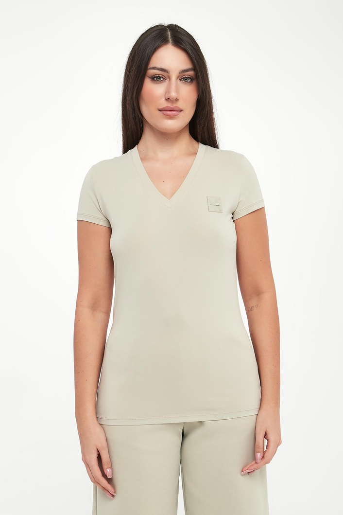 T-shirt damski z logo ARMANI EXCHANGE