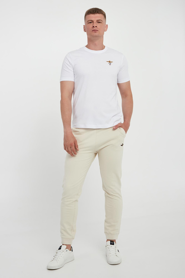 T-shirt męski z logo AERONAUTICA MILITARE