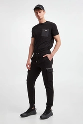 Spodnie dresowe męskie cargo KARL LAGERFELD