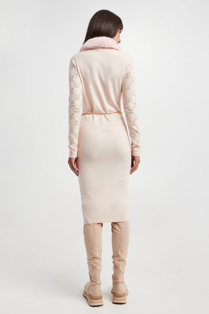 Sukienka z futerkiem BLUGIRL BLUMARINE