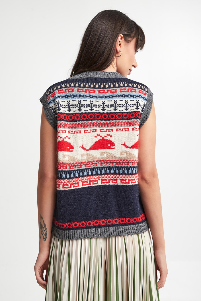 Kamizelka damska z alpaki Sughero WEEKEND MAX MARA