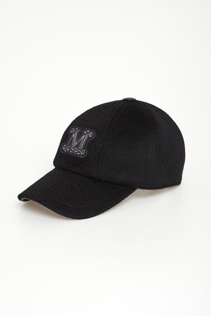 Czapka z daszkiem damska kaszmirowa Ordine MAX MARA ACCESSORI