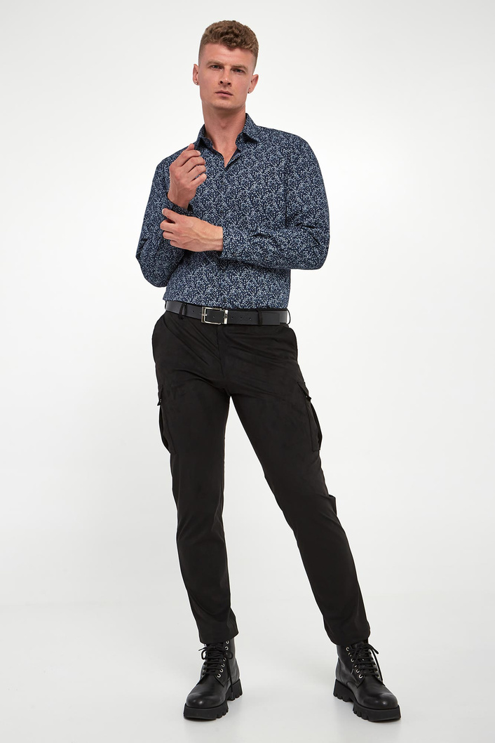 Koszula męska z wzorem KARL LAGERFELD