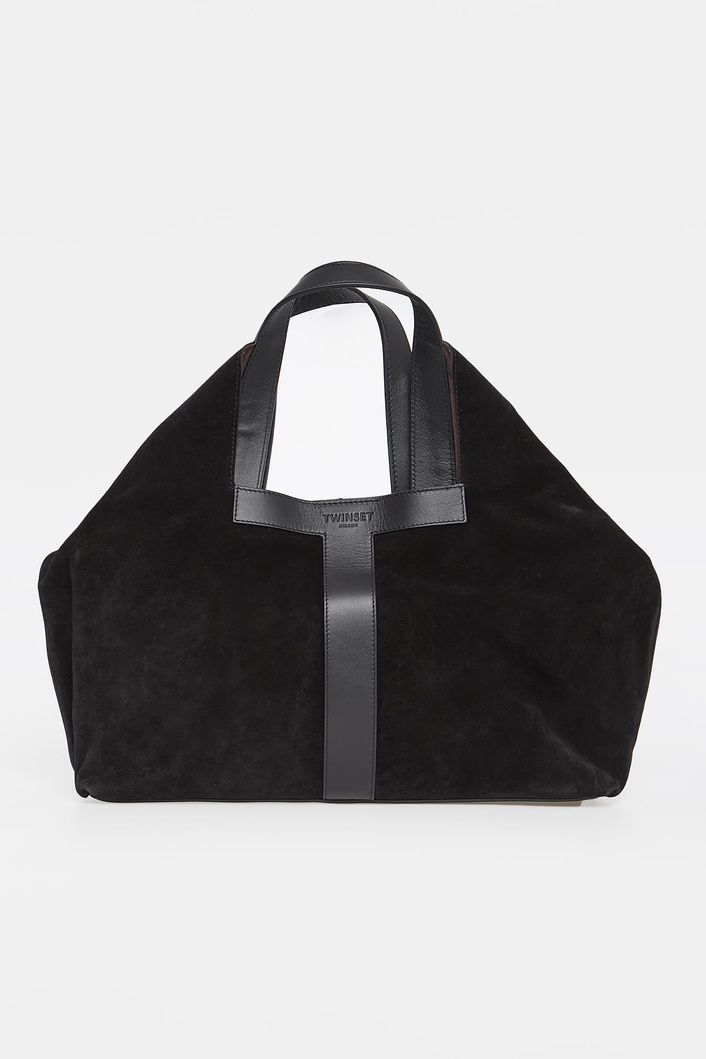 Torebka zamszowa shopperka TWINSET