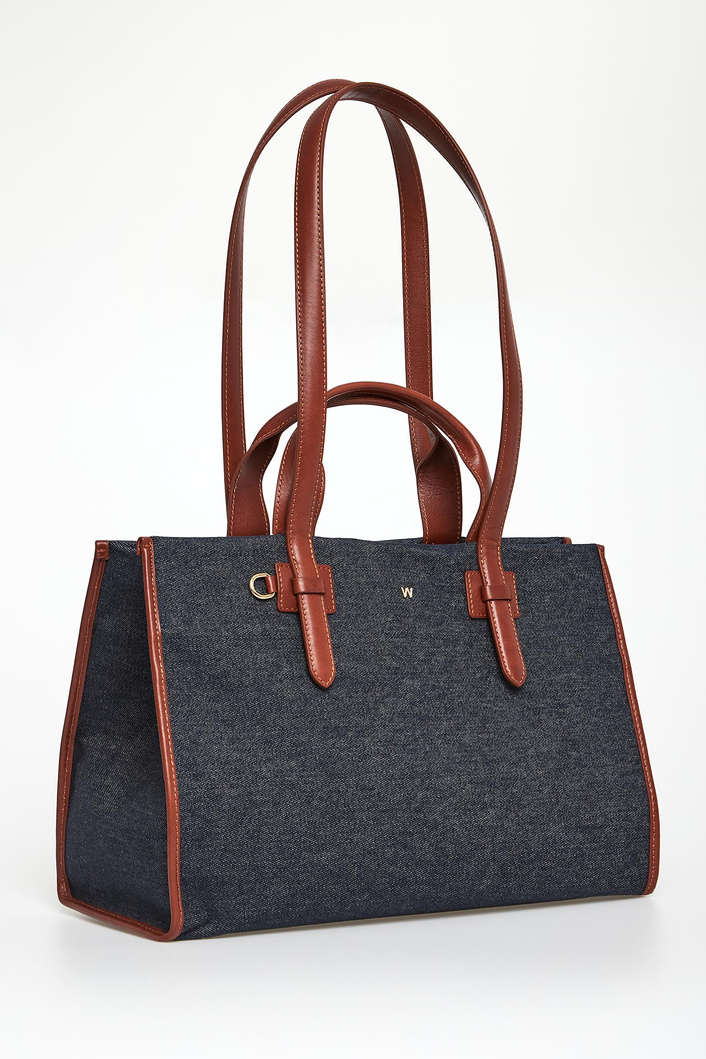 Torebka jeasnowa shopperka Giannadenim WEEKEND MAX MARA