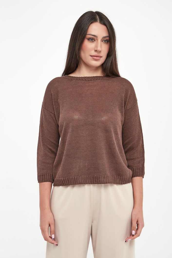 Sweter damski lniany Cannone WEEKEND MAX MARA