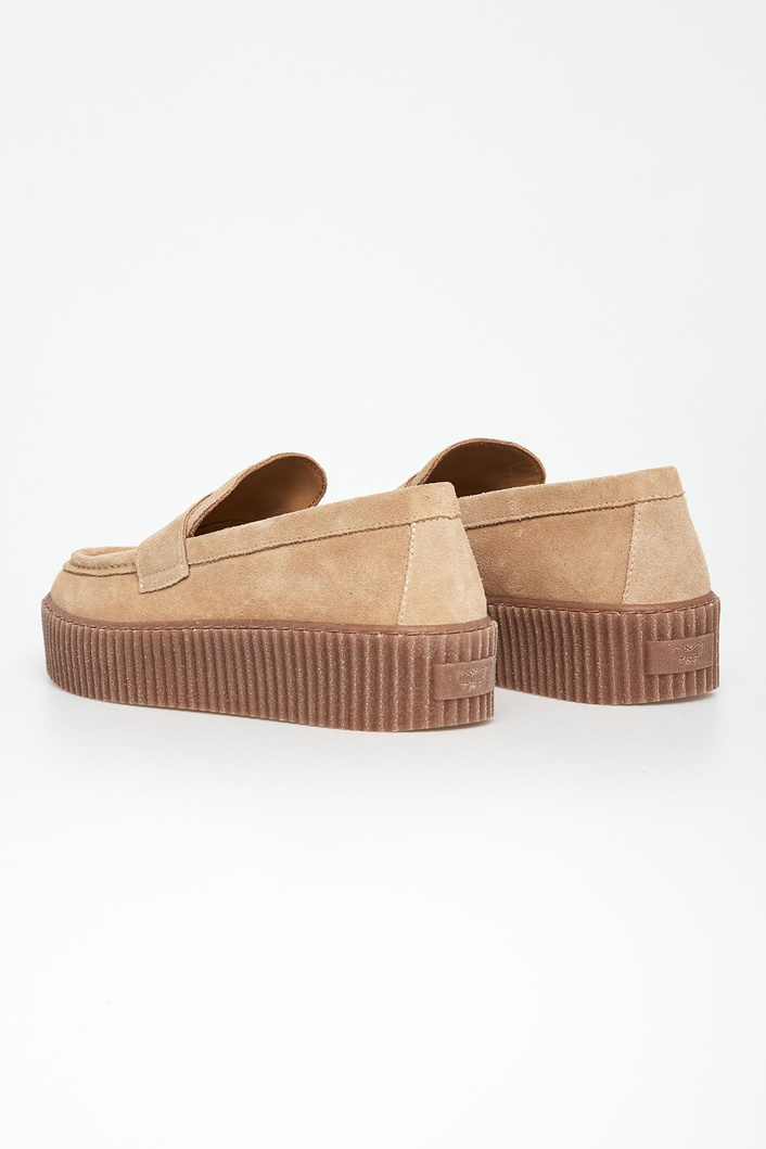 Loafersy damskie skórzane Kapokloafer WEEKEND MAX MARA
