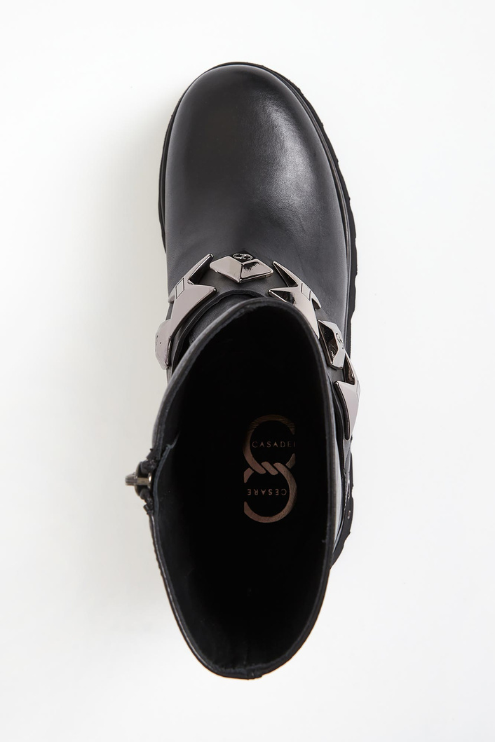 Botki damskie skórzane CESARE CASADEI