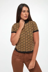 Sweter damski logowany DKNY