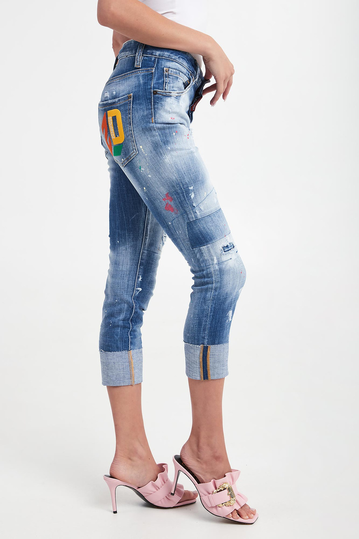 Jeansy damskie Cool Girl Cropped DSQUARED2