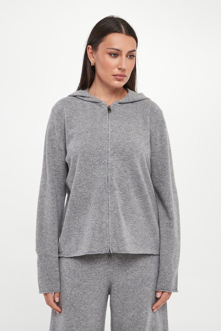 Sweter damski rozpinany wełniany ECOALF