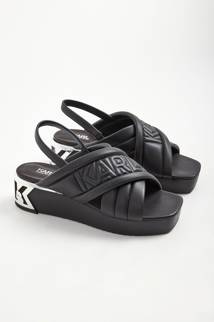 Sandały KARL LAGERFELD