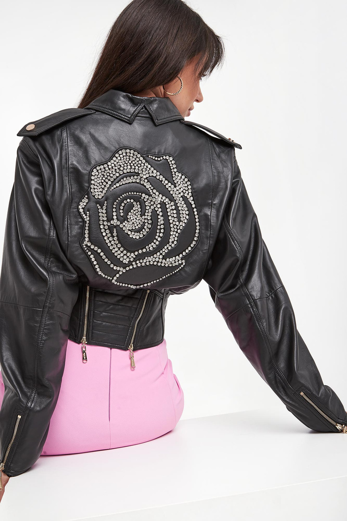 Ramoneska damska skórzana BLUGIRL BLUMARINE