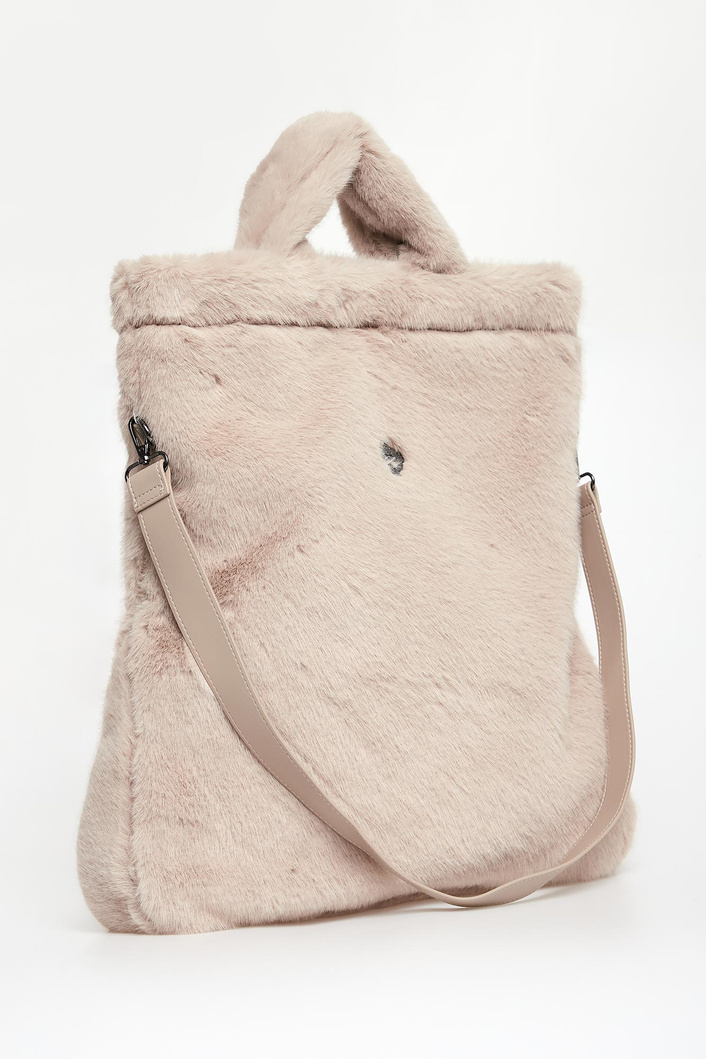 Torebka futerkowy shopper DIEGO M