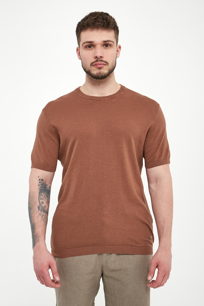 T-shirt męski lniany LIU JO