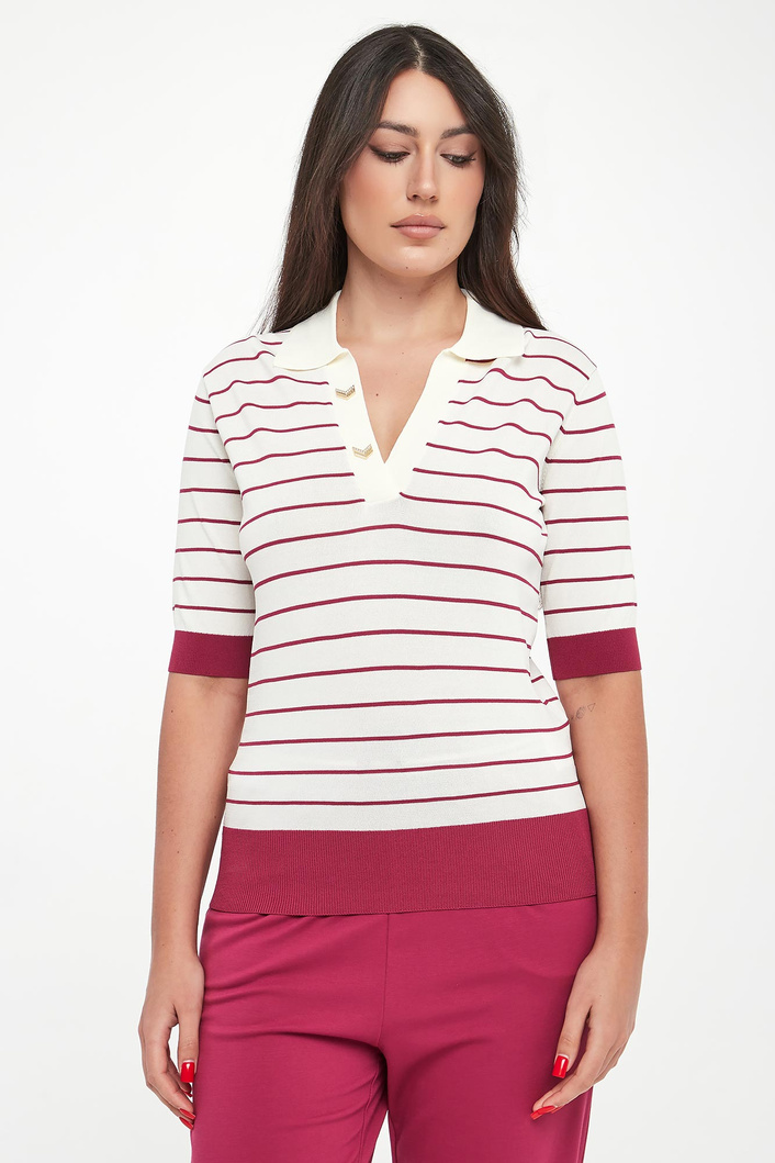 Sweter damski w stylu polo LIU JO