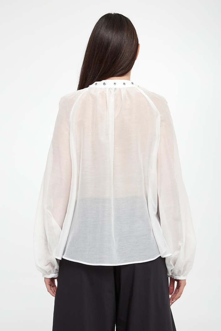 Koszula damska z jedwabiem Darren PINKO