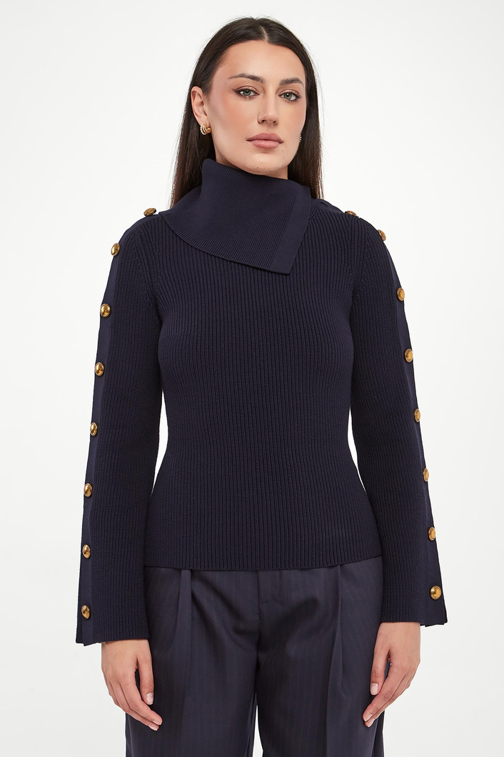 Sweter damski z golfem ELISABETTA FRANCHI