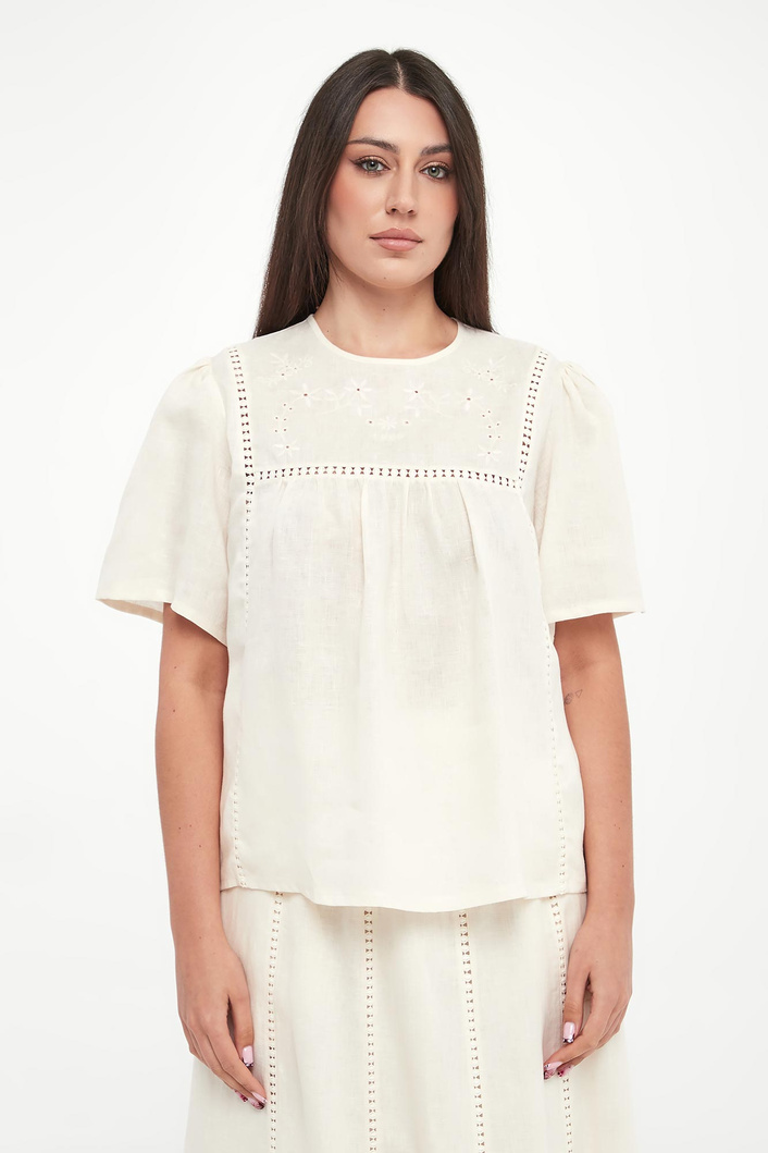 Bluzka damska lniana Bacino WEEKEND MAX MARA