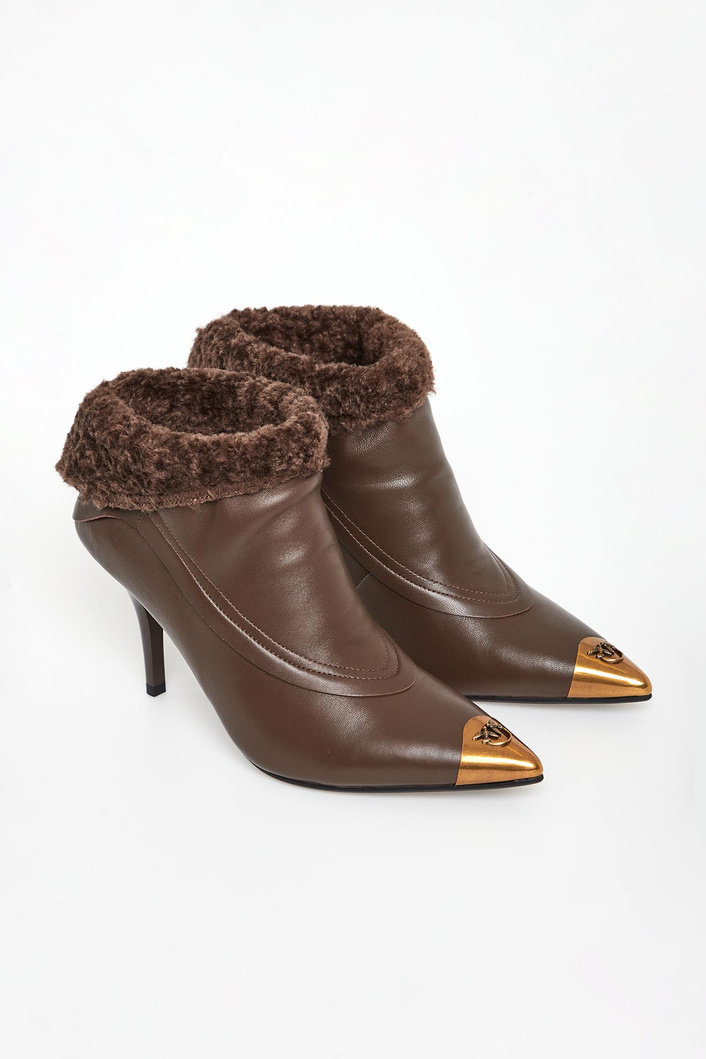 Botki damskie skórzane Lucy 25 PINKO