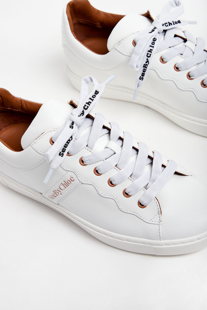 Sneakersy skórzane SEE BY CHLOÉ