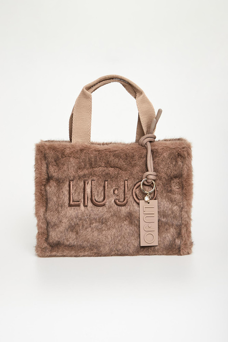 Torebka damska futrzany shopper LIU JO