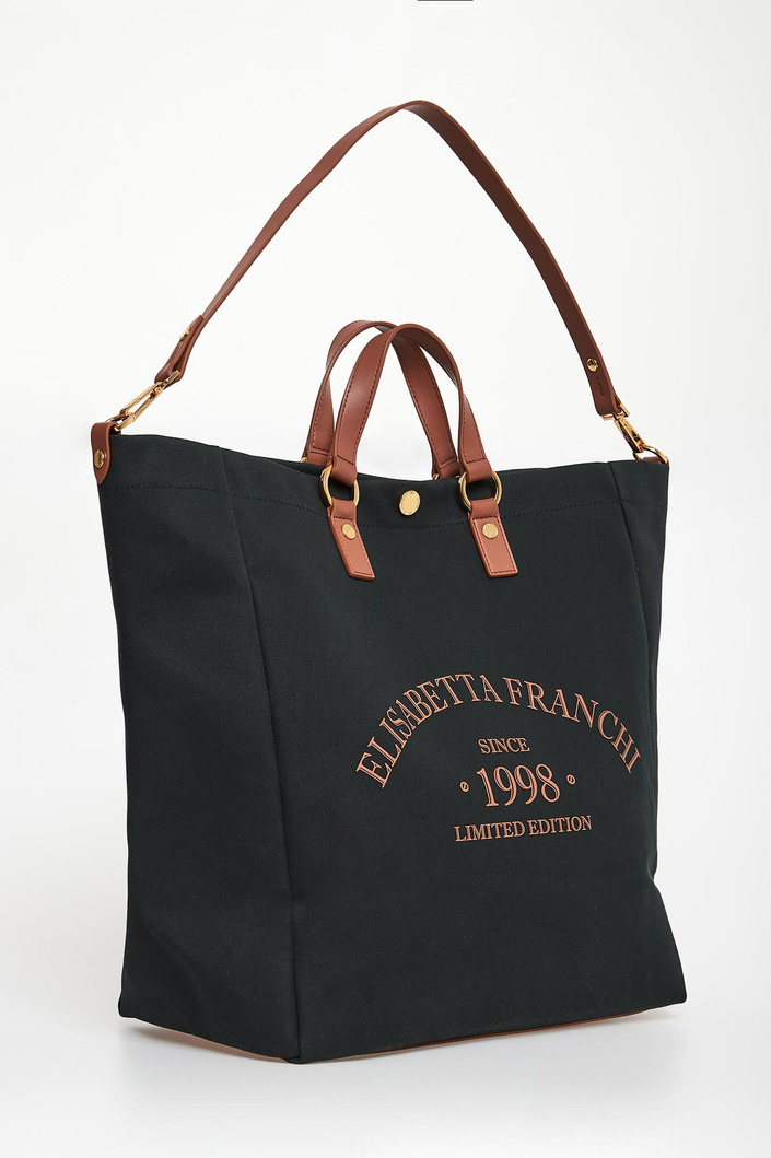Torebka płócienny shopper ELISABETTA FRANCHI
